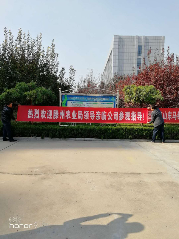 本月十号，滕州市农业局，山东省马铃薯协会和平度马铃薯协会领导来厂参观